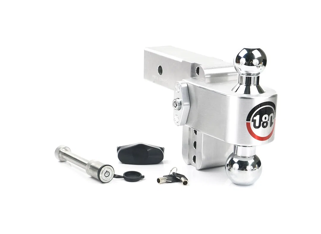 CTB4-2.5-KA – WEIGH SAFE Trailer Hitch Ball Mount, Fits 2-1/2 Inch Receiver 18500 Gross Trailer Weight Turnover Adjus...